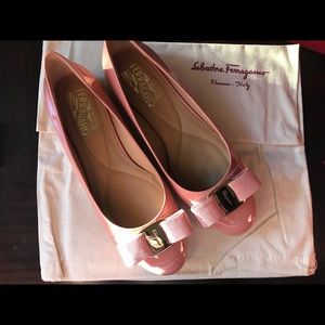 NEW*Patent ballerina flat